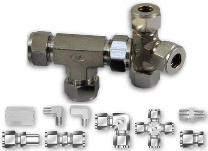 不銹鋼雙卡套接頭