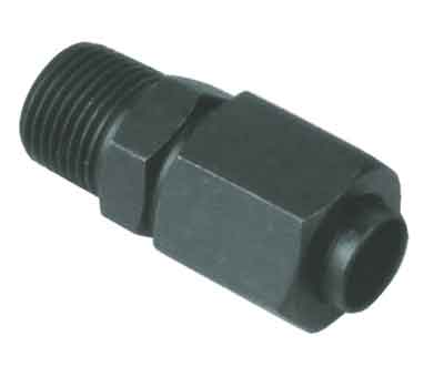 擴口式錐螺紋端直通管接頭